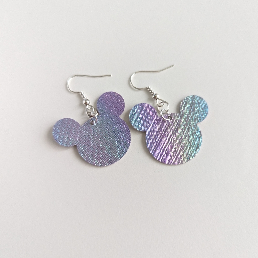 Holographic Disney's Mickey Mouse Earrings
